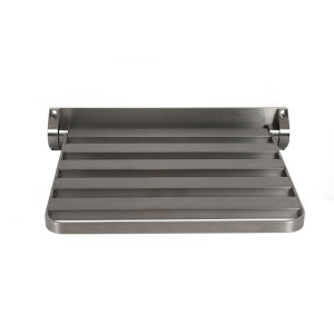 Duschsitz aus Edelstahl II | 392 x 470 x 90