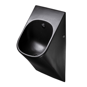 La Fontana Urinal mit Radarrolluster | Schwarze Matte | 24 V DC
