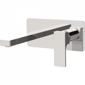 Waschtischarmatur Unterputz | hebel | Chrom schwarzer Grund mat leštěný | ABSOLUTE