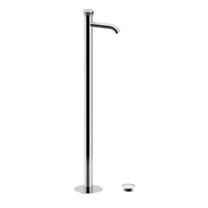 Freistehende Waschtischarmatur | hebel | mit einem Abfluss | XXL | Chrom Glanz | ELEMENT