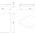 WC-Sitz  Advance 350 x 485 mm, Soft Close