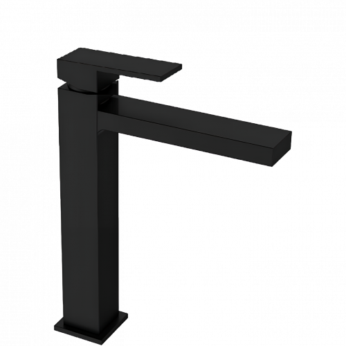 Waschtischarmatur Q-DESIGN | Standarmaturen | hohe | schwarz matt