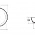 Aufsatzwaschtisch BACINELLO TONDO 410 x 410 x 130 | weiss