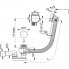 A564KM Badewanne Ab- und Überlaufgarnitur Automat Chrom mit Füllfunktion | 57