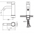 Waschtischarmatur Circulo | Standarmaturen | niedrig | Chrom glänzend