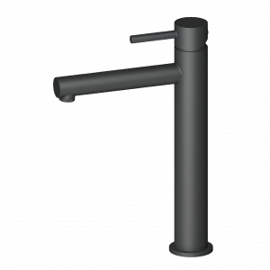 Waschtischarmatur Circulo | Standarmaturen | hohe  | schwarz matt