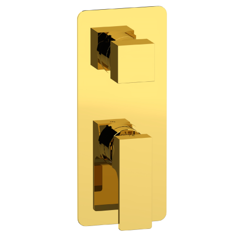 AU | Unterputzmodul Absolute | Zwei-weg | Hebel mechanisch | goldene Glanz