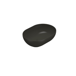 Arbeitsplatte Waschbecken T-EDGE | 500x360x160 | Anthrazit matt