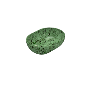 Arbeitsplatte Waschbecken T-EDGE | 500x360x160 | Grüner Splitt matt