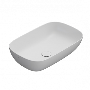 Waschbecken T-EDGE | 600x380x160 | Weiß matt