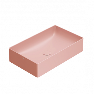 Waschbecken T-EDGE | 610x370x140 mm | Rosa matt