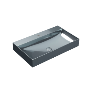 Waschbecken T-EDGE | 800x470x120 | Denim Glanz