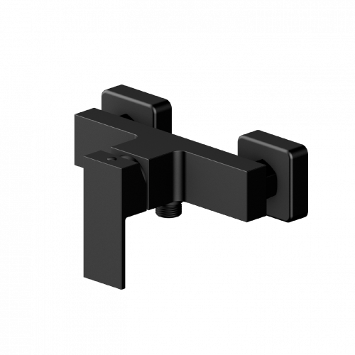 Duscharmatur CUBE | Aufputz | schwarz matt