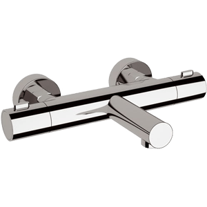 Wandmontierte Badewannenarmatur | thermostatisch | Chrom Glanz | X STYLE