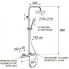 Duschset | mit Kopf 250x250 mm | Chromglanz | Thermostatisch | EQ | chrom Glanz