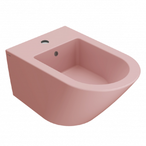 Bidet-hängend Forty3 | 570x360x290 mm | Rosa matt