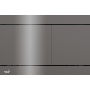 Betätigungsplatte von WC-Modul Flat Fun | Gun metal goldene