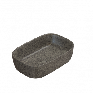 Waschbecken GENESIS | an Bord | 550 x 370 x 150 | Peperoni Grigio matt