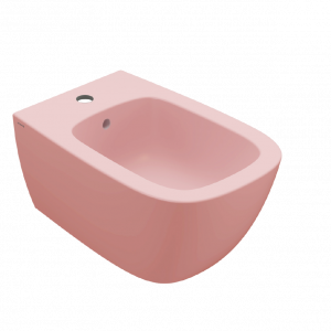 Bidet-hängend Genesis | 550x360x270 mm | Rosa matt