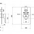 Unterputzmodul INFINITY | Hebel, zweiweg | gebürstetem Nickel Glanz