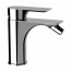 Bidetarmatur INFINITY ohne Abflusskappe | Hebel, stehend | Chrom schwarzer Grund