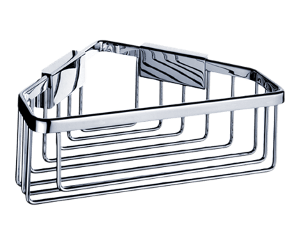 Draht-Eckablage Kibo 225 x 225 x 85 mm | Chrom