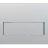 Betätigungsplatte von WC-Modul Alca M572 - Chrom, matt