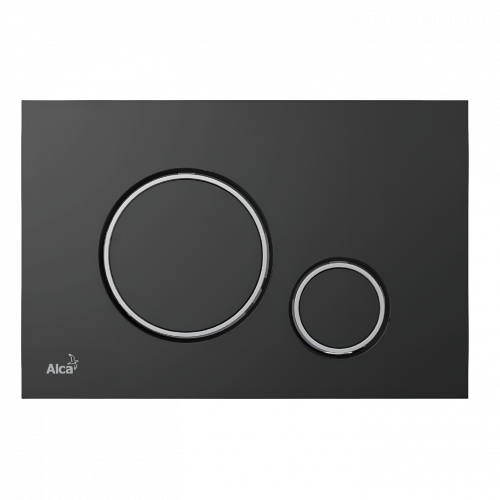 WC-Modulsteuerung Alca M778 - schwarz-matt / chrom-glänz
