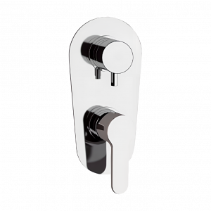 Unterputzmodul Zwei-weg | hebel | Chrom Glanz | WINNER ECO