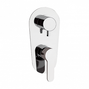 Unterputzmodul Dreiweg | hebel | Chrom Glanz | WINNER ECO