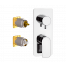 Verdecktes Modul INFINITY Zwei-Wege-Hebeloberteil | chrom Glanz