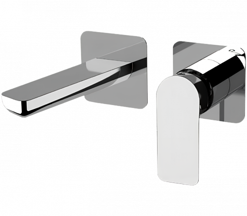 Waschtischarmatur INFINITY, Hebel, Unterputz | chrom Glanz