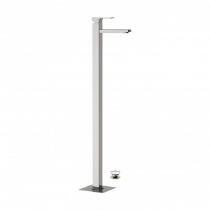 Freistehende Waschtischarmatur | hebel | mit einem Abfluss | Chrom Glanz | ABSOLUTE