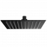 Duschkopf SoffiSlim SQ | aufhängbar | 300 x 300 mm | Edelstahl, hochglanz | schwarz matt
