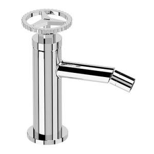 Bidetarmatur Chrono | Hebel, stehend | Edelstahlfarbe