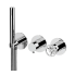 Wannen-/Brausebatterie Chrono | O | zweiweg | Hebel | chrom Glanz