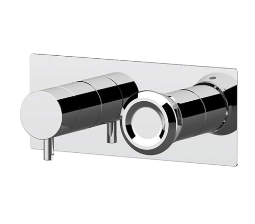 Unterputzmodul Element | Hebel, zweiweg | gebürstetes Kupfer