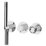 Wannen-/Brausebatterie Element | O | zweiweg | Hebel | schwarz matt