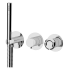 Wannen-/Brausebatterie Element | O | zweiweg | Hebel | weiß matt