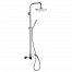 Dusch Set CLASIC LINE | Aufputz | Hebel | Ø 200 | schwarz matt