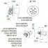 Unterputzmodul MINIMAL THERMO Hebel, 4-weg, thermostatisch | chrom Glanz