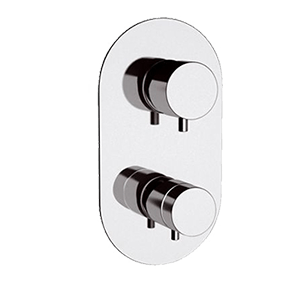 Unterputzmodul MINIMAL THERMO | thermostatisch, Fuenfweg | chrom Glanz