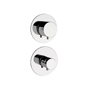 Unterputzmodul MINIMAL THERMO | thermostatisch, Fuenfweg | schwarz matt