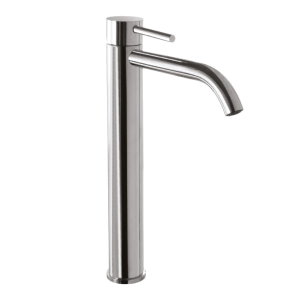 Standwaschtischarmatur | Rurled Hebel | hohe | 298 | mattes Kupfer | mit einem Abfluss | CURVY