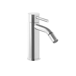 Stand-Bidet-Armatur | rurled Hebel | mattes Kupfer | mit einem Abfluss | CURVY