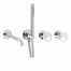 Externer Teil | Wannen-/Duscharmatur - Set Smile | versteckt | Hebel | gebürstetes Nickel matt