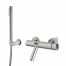 Wannenarmatur SWING | Aufputz | gebürstetes Nickel matt