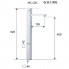 Waschtischarmatur Qubika Q 11 LXXL CR | Standarmaturen | hohe | Graphit matt