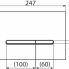 Betätigungsplatte von WC-Modul RAY, weiß