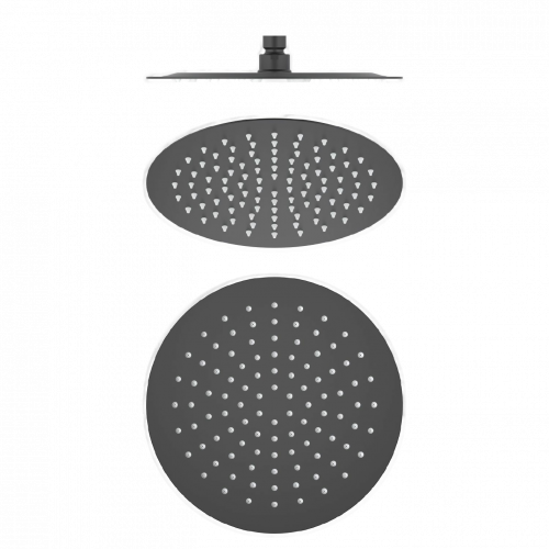 Duschkopf CIRCULO | aufhängbar | Ø 250 mm | ringförmig | schwarz matt